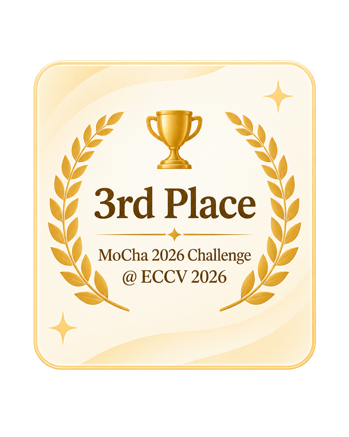 3rd Place MoCha 2026 Challenge at ECCV 2026